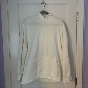 Old Navy White Hoodie Sweatshirt